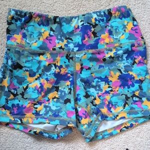 Fleo Multicolor Women's Athletic Shorts